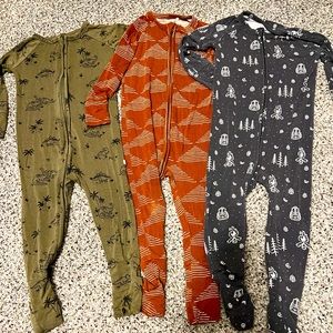 Brave Little Ones 12-18mo Zip Rompers